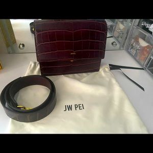 JW Pei Vegan Leather Croc Crossbody